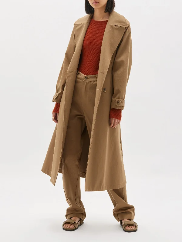 classic gabardine trench coat