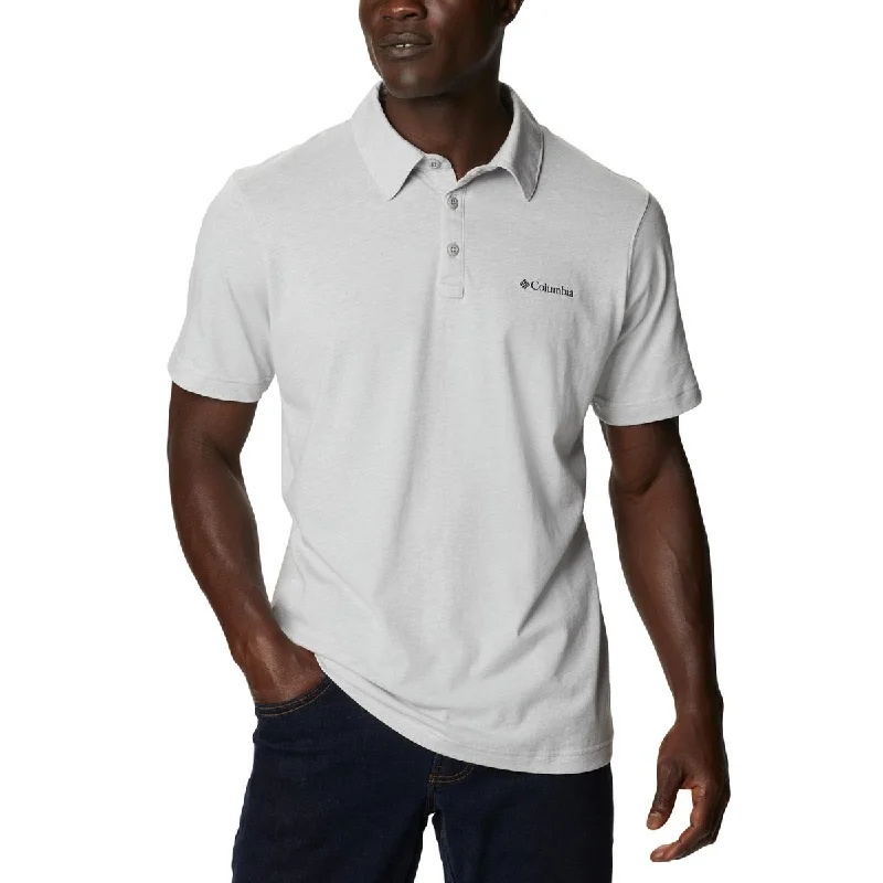 Columbia Sportswear Mens Thistletown Hills Heathered Short Sleeve Polo