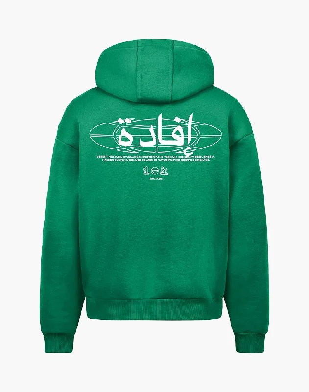 IFADA ZIP-HOODIE (WOOD GREEN)