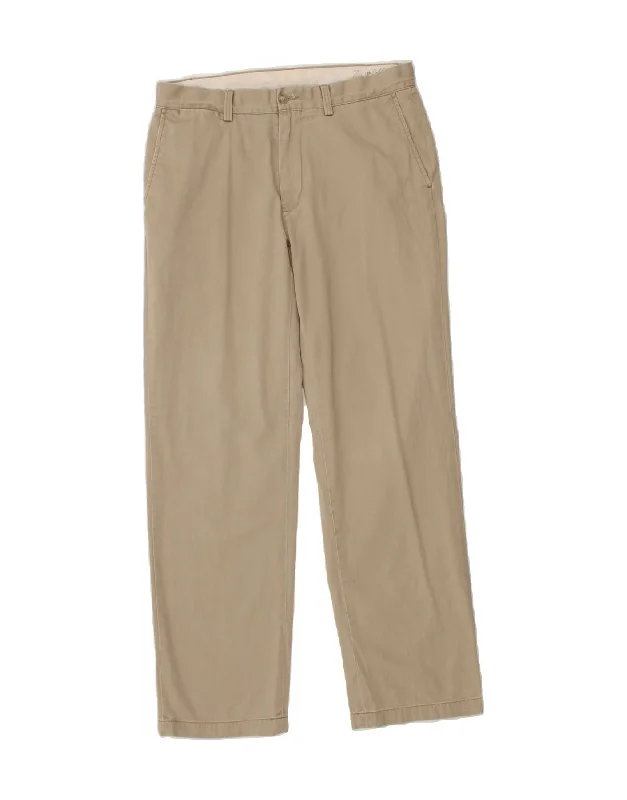 POLO RALPH LAUREN Mens Classic Fit Straight Chino Trousers W32 L32 Beige