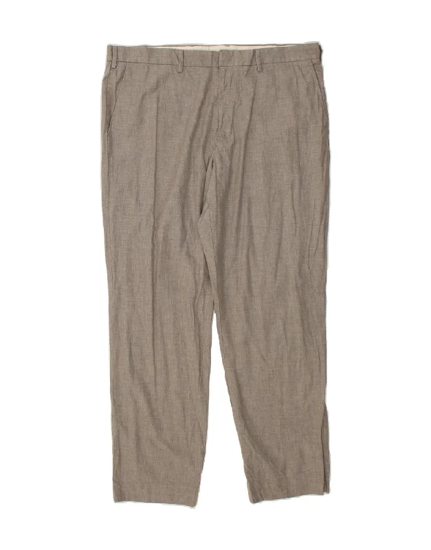 J. CREW Mens BOWERY Slim Chino Trousers W38 L32 Grey Cotton