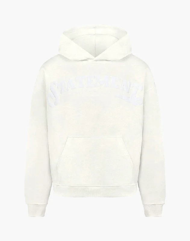 STATEMENT HOODIE (CREAM WHITE)