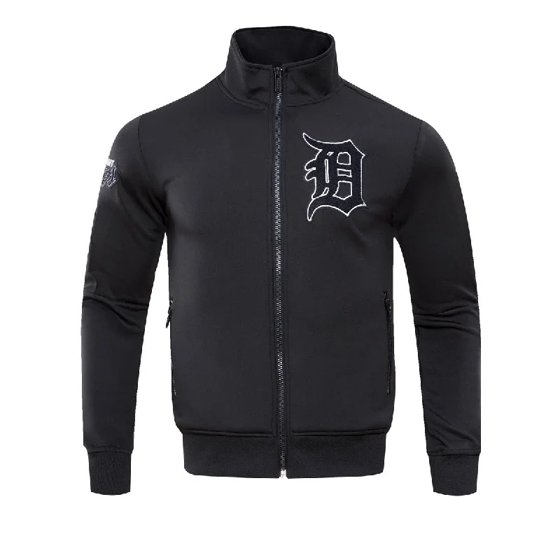 MLB DETROIT TIGERS CLASSIC MEN'S TRACK JACKET (BLACK)