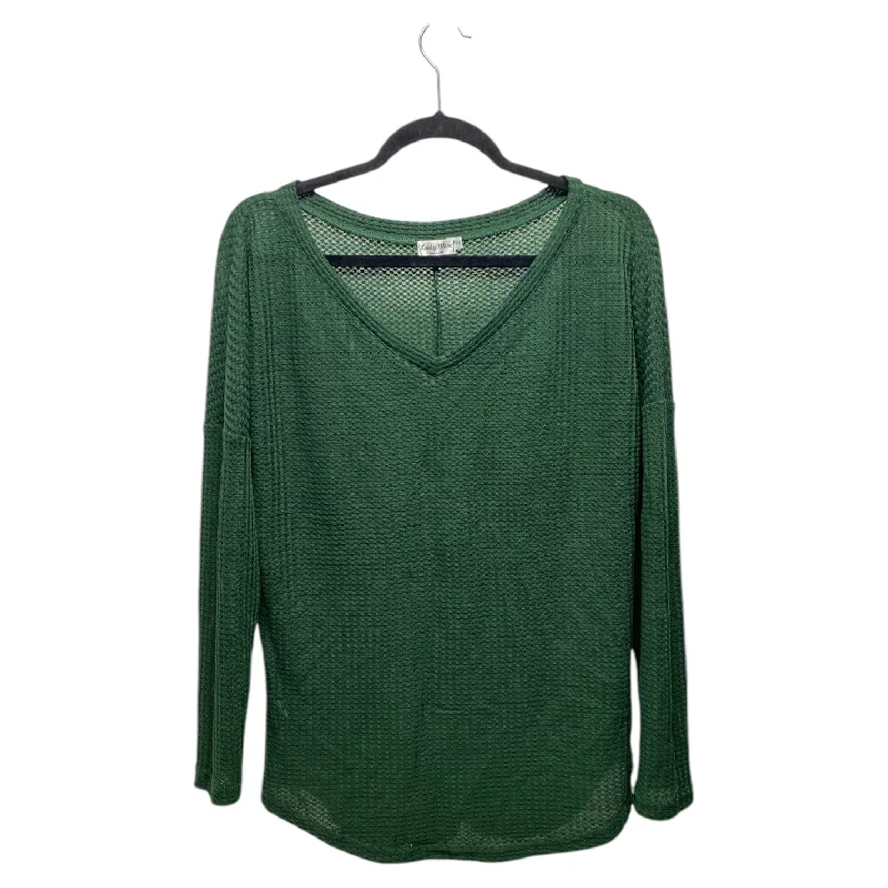 Modern Backpacks Top Long Sleeve By Lucky More In Green, Size: S