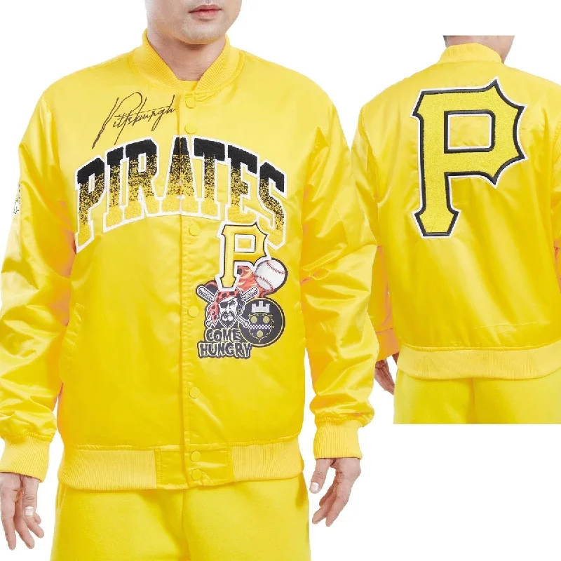 MLB PITTSBURGH PIRATES HOMETOWN MEN'S TRACK JACKET (YELLOW)