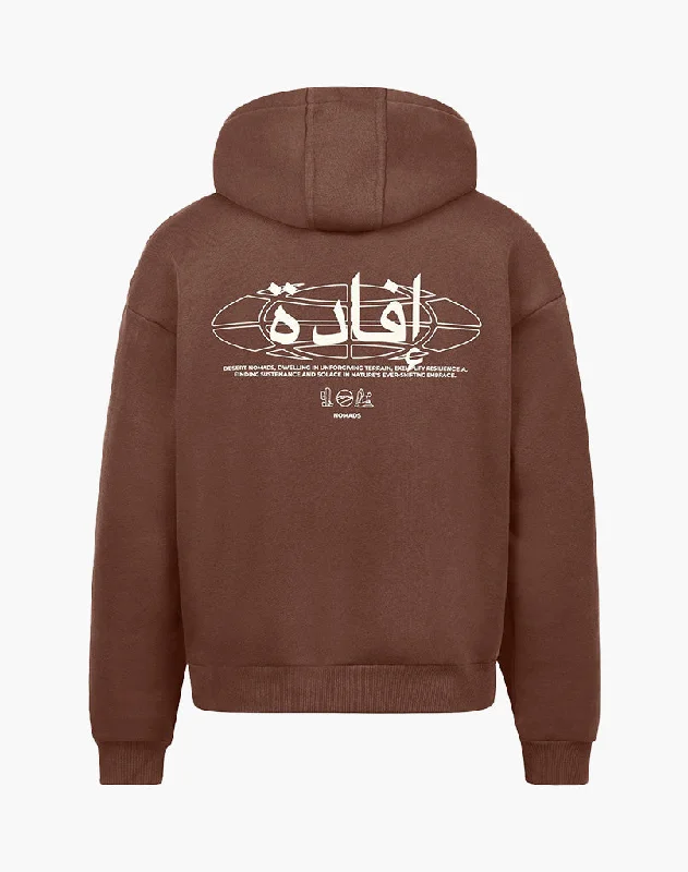 IFADA ZIP-HOODIE (COFFEE BROWN)