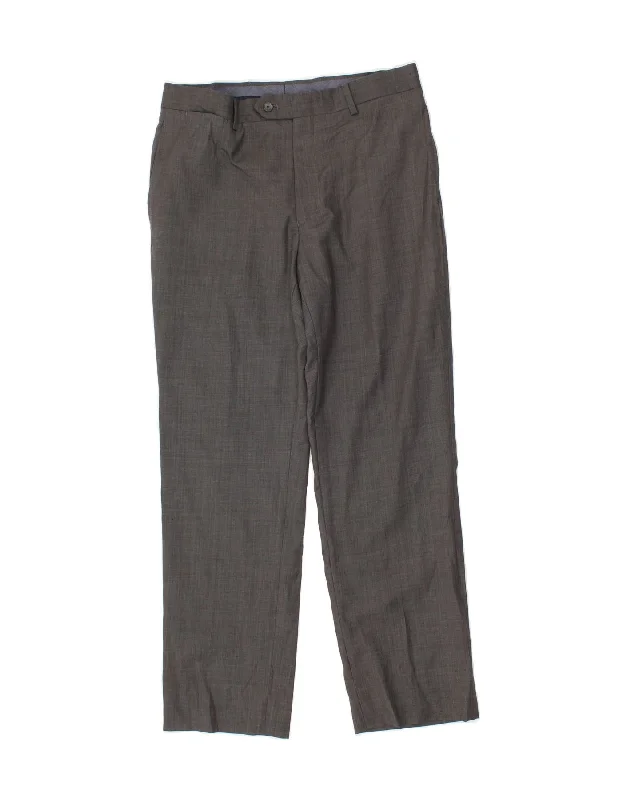 TOMMY HILFIGER Mens Straight Suit Trousers W32 L30 Grey