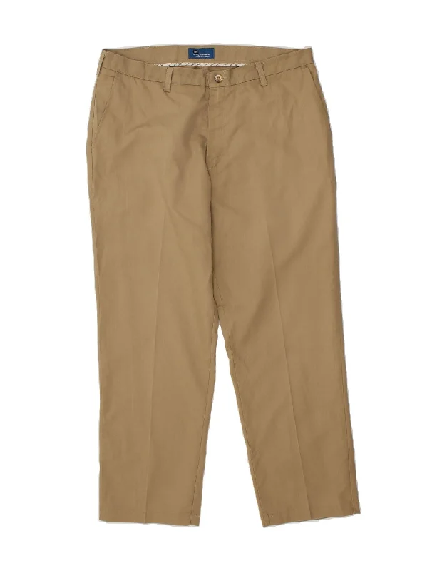 LEE Mens Casual Fit Chino Trousers W38 L30 Beige Polyester