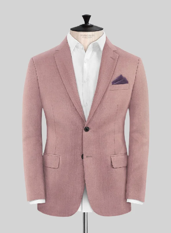 Marco Stretch Light Mauve Wool Jacket