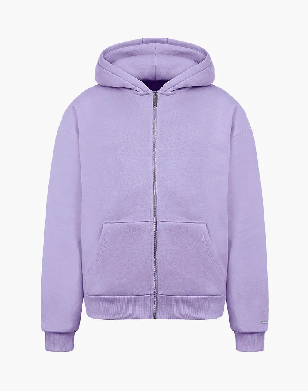 BASIC ZIP-HOODIE (PURPLE)