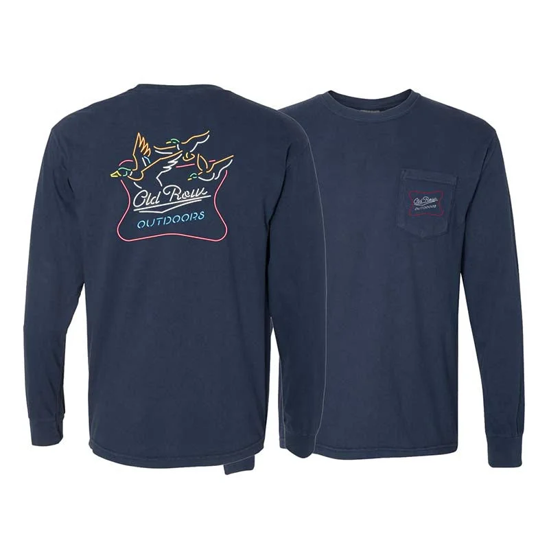 Outdoors Neon Duck Long Sleeve T-Shirt