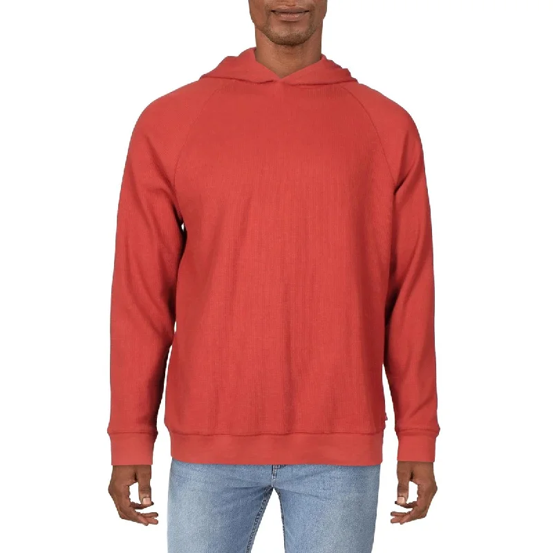 Levi's Mens Waffle Knit Hooded Thermal Shirt