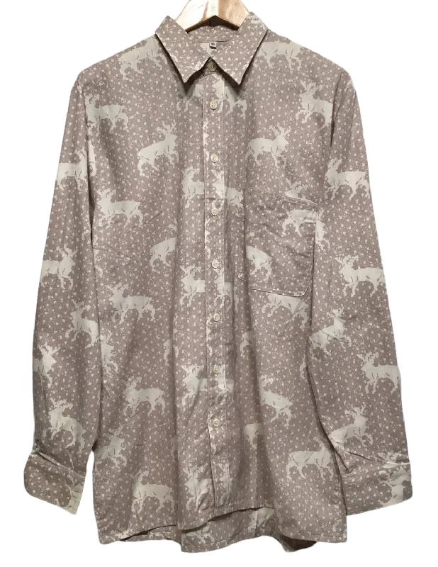 Deer Pattern 70’s Shirt (Size M)