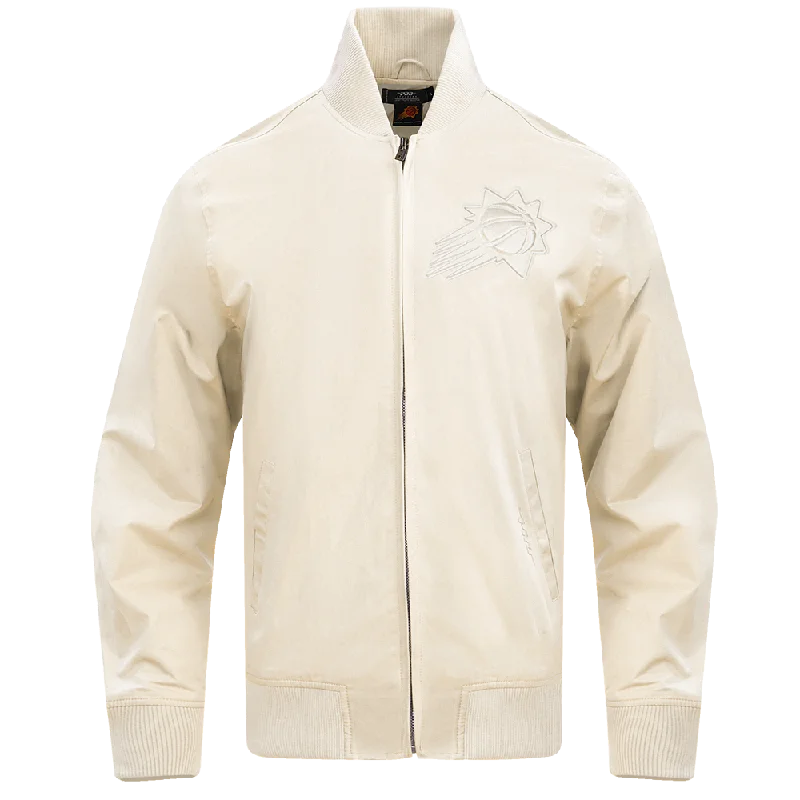 NBA PHOENIX SUNS NEUTRAL TWILL JACKET (EGGSHELL)