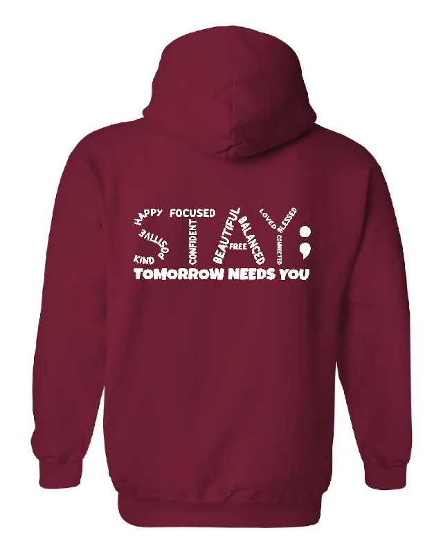 Tomorrow Needs You Hooded Sweatshirt