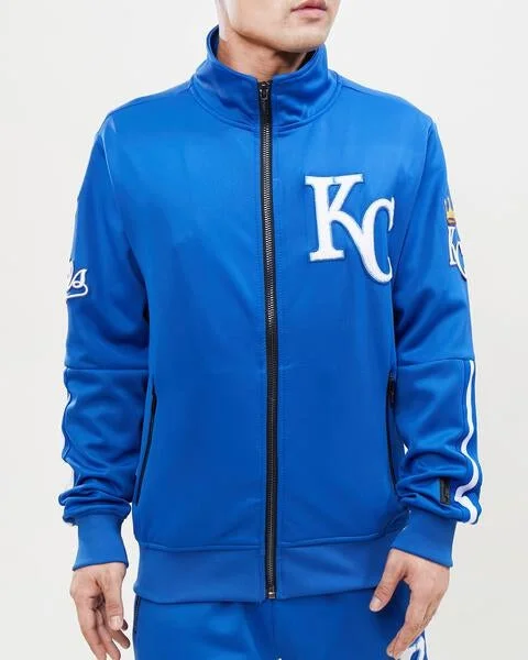 MLB KANSAS CITY ROYALS CLASSIC MEN'S TRACK JACKET (ROYAL BLUE)