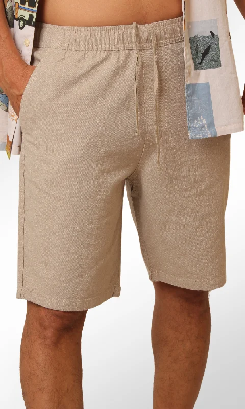 Colin`s Men Linen Shorts (Café)