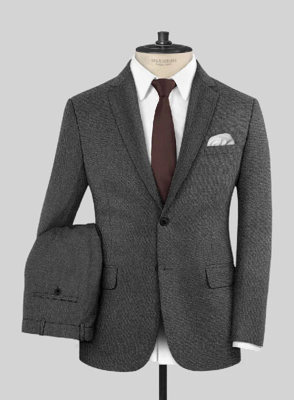 Scabal Tierra Twill Gray Wool Suit