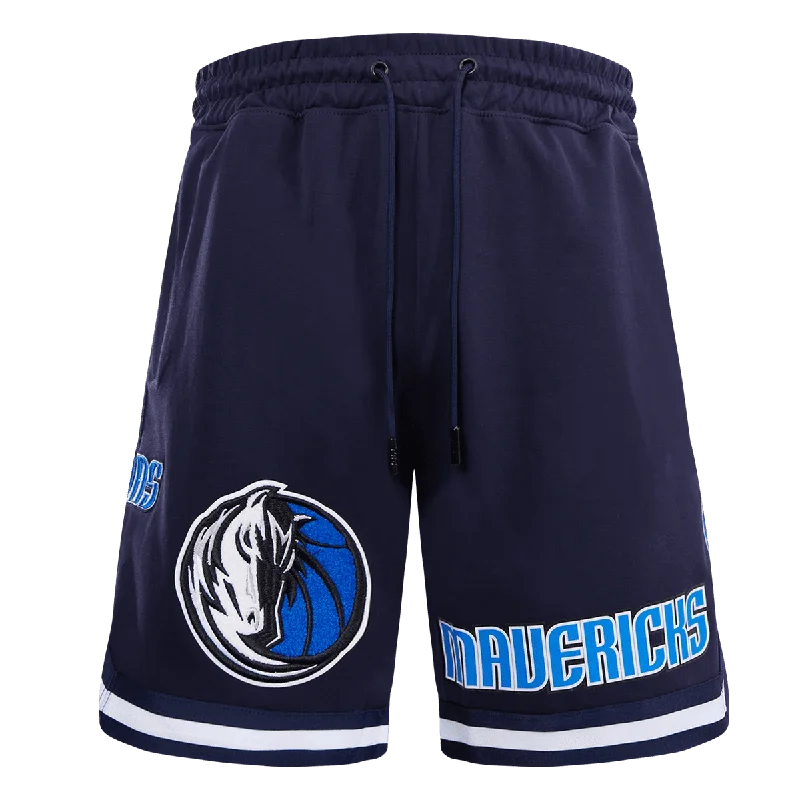 NBA DALLAS MAVERICKS CLASSIC CHENILLE MEN'S SHORT (MIDNIGHT NAVY)