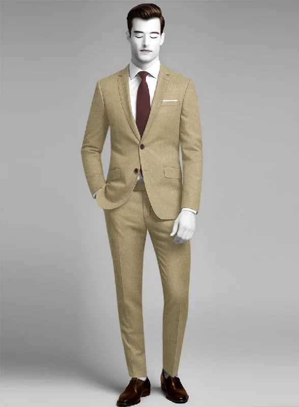 Napolean Sahara Khaki Wool Suit