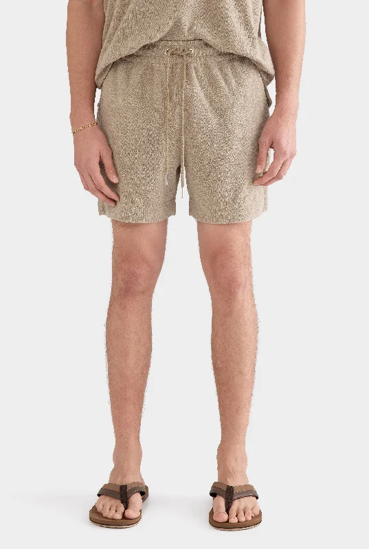 Terry Towel Lounge Short - Sage