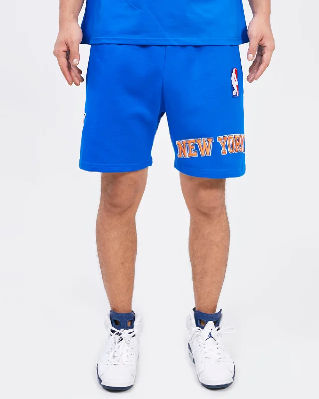 NBA NEW YORK KNICKS RETRO CLASSIC MEN'S SHORT (ROYAL BLUE)