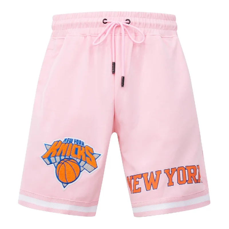 NBA NEW YORK KNICKS CLASSIC CHENILLE MEN'S SHORT (PINK)