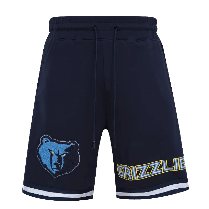 NBA MEMPHIS GRIZZLIES CLASSIC CHENILLE MEN'S SHORT (MIDNIGHT NAVY)