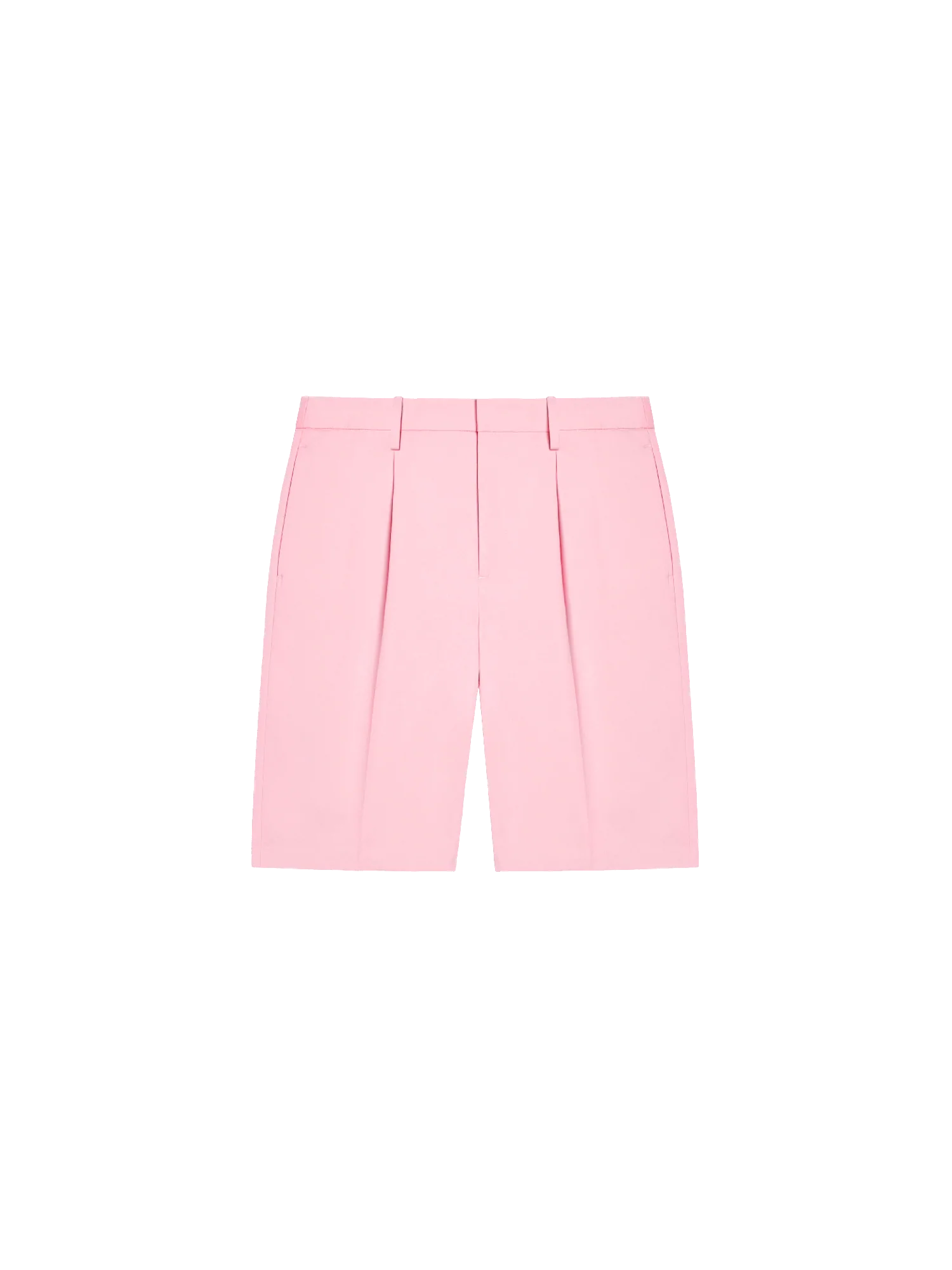 Organic Cotton Tailored Shorts—sakura pink