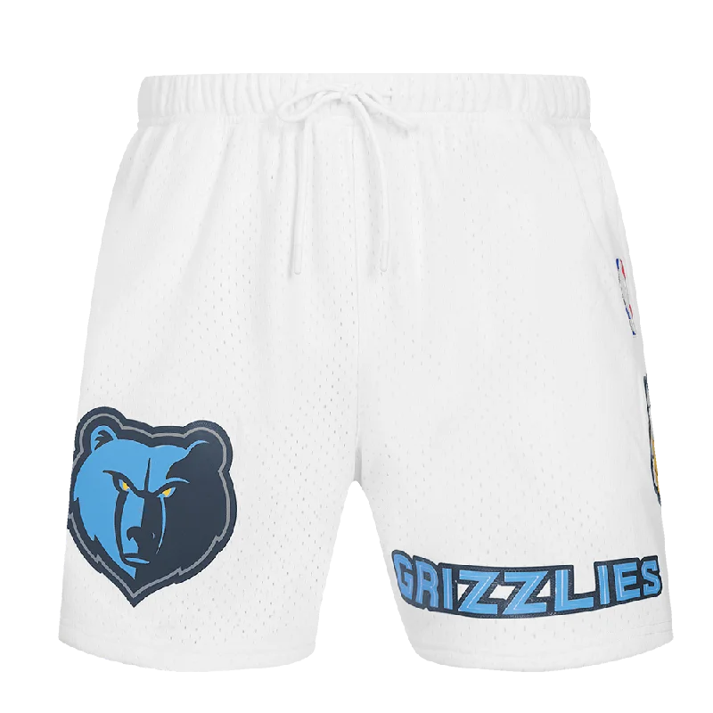 NBA MEMPHIS GRIZZLIES MEN'S MESH SHORT (WHITE)