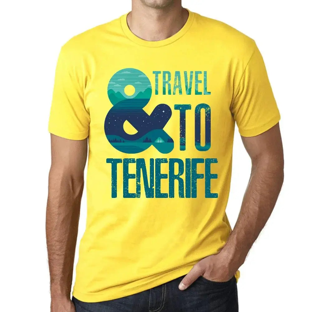 Men's Graphic T-Shirt And Travel To Tenerife Eco-Friendly Limited Edition Short Sleeve Tee-Shirt Vintage Birthday Gift Novelty