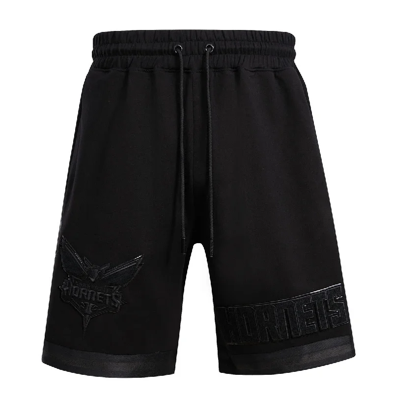 NBA CHARLOTTE HORNETS TRIPLE BLACK MEN'S SHORT (TRIPLE BLACK)