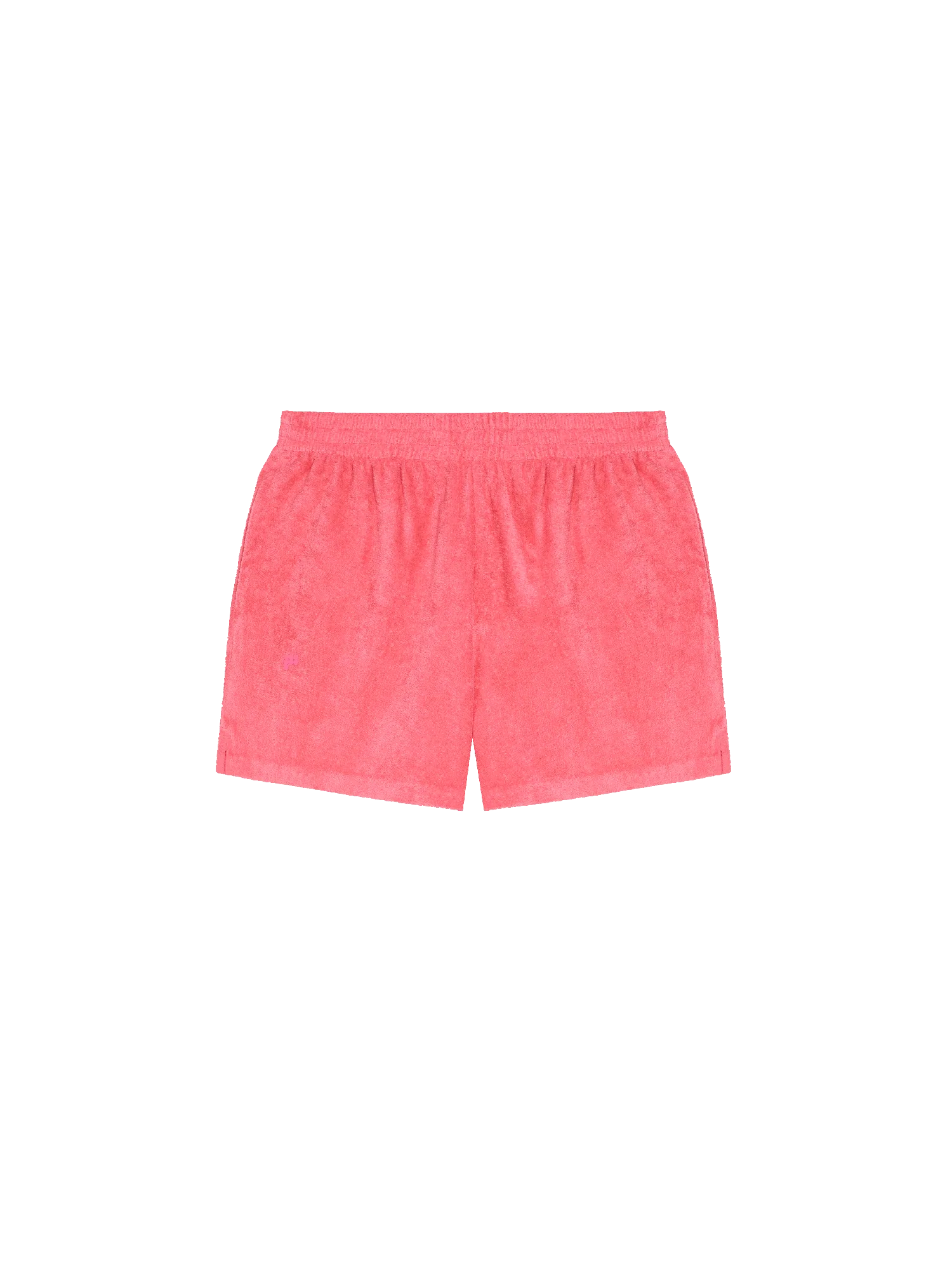 Towelling Shorts—lotus pink