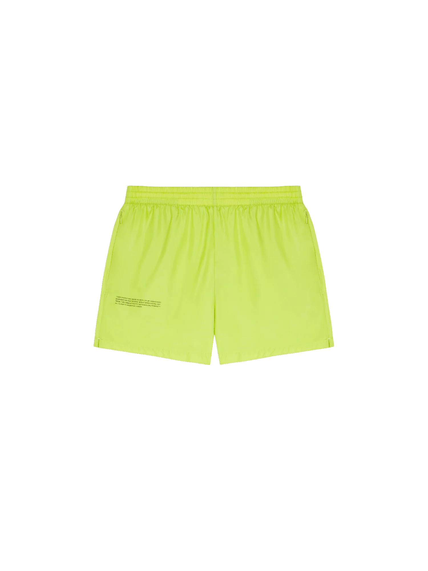 Enhanced Degradation Nylon Shorts—lime green