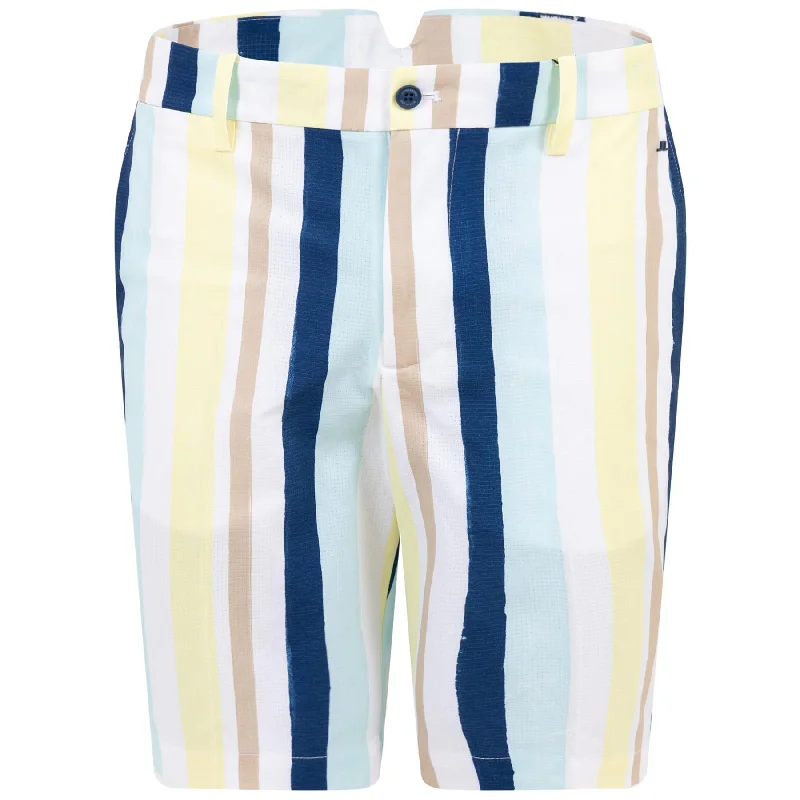 Tim High Vent Print Shorts Painted Stripe Wax Yellow - SS24