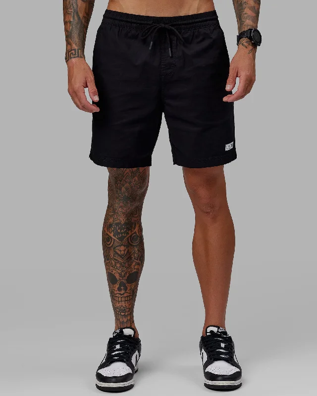 Luxury Comfort Daily 7" Shorts - Black-White