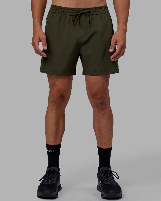 Chunky Sneakers Rep 5" Performance Shorts - Forest Night