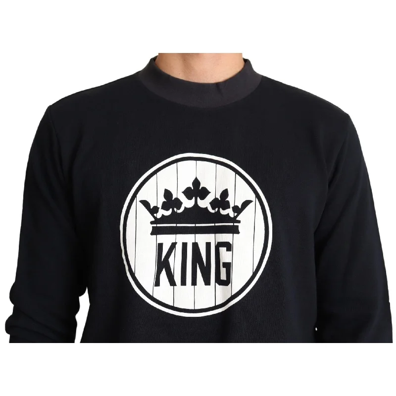 Weekend Outfits Dolce & Gabbana Regal Crown Motive Crewneck Men's Sweater