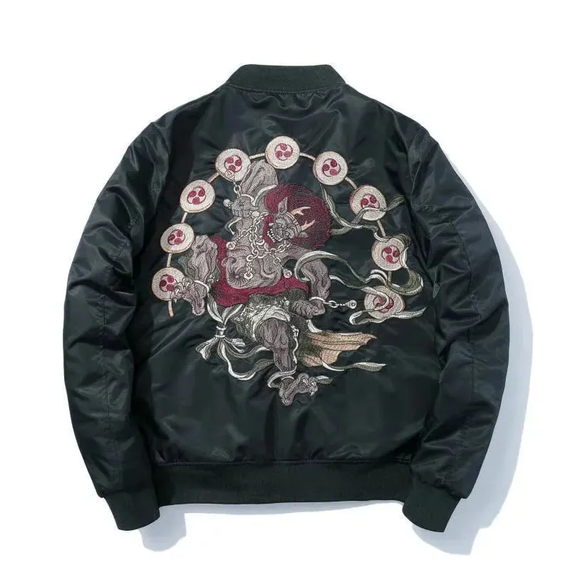 Bold Prints Zen Master Bomber Jacket