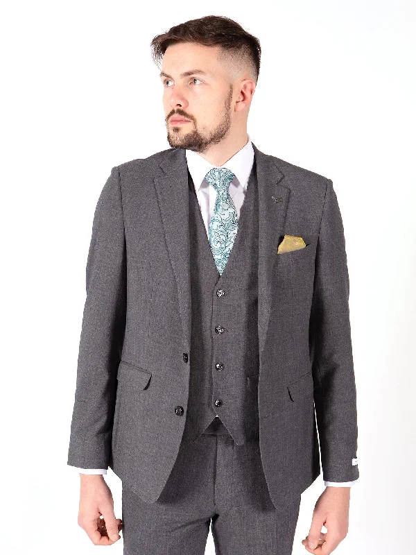 Wool Sweaters Grey Suit