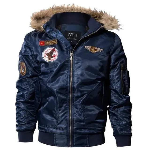 Casual Boots Military Minded Bomber Jacket