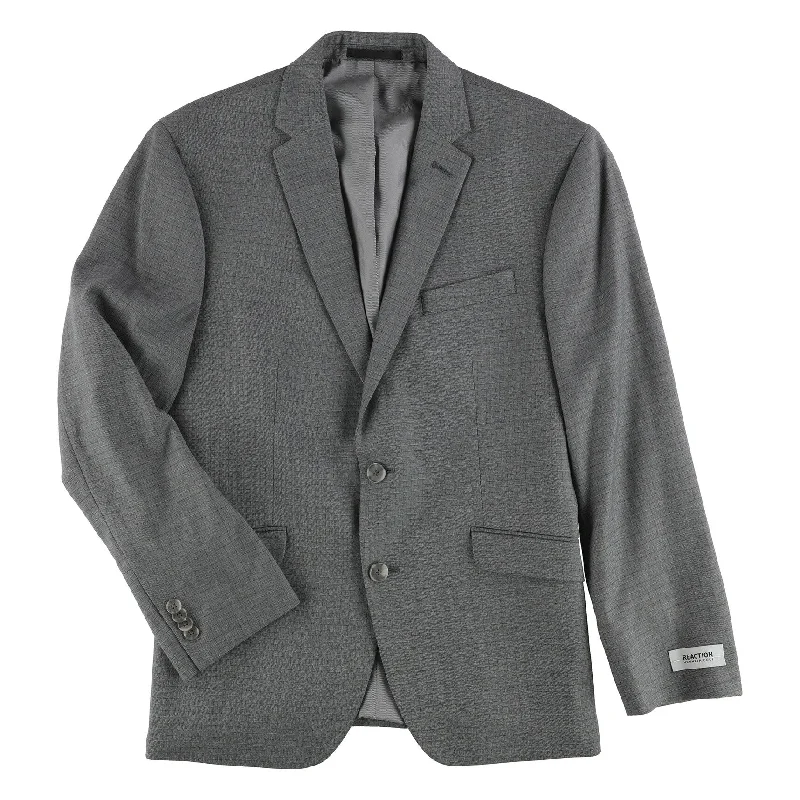 Long Trench Coats Kenneth Cole Mens Slim Two Button Blazer Jacket