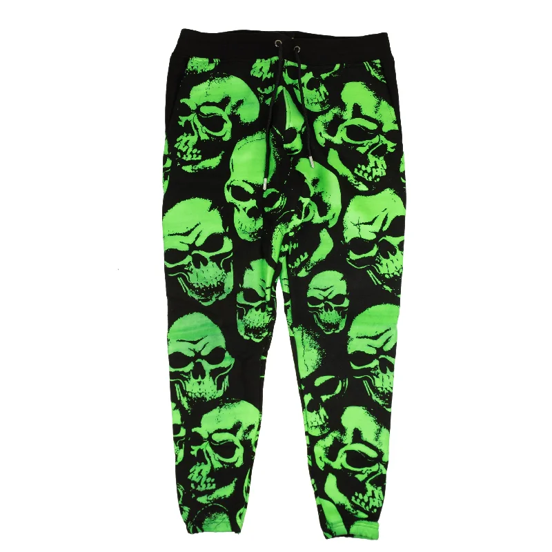 95-PSY-1003/M PSY_SKULL_SWEATPANTS PSYCHWORLD Skull Sweatpants