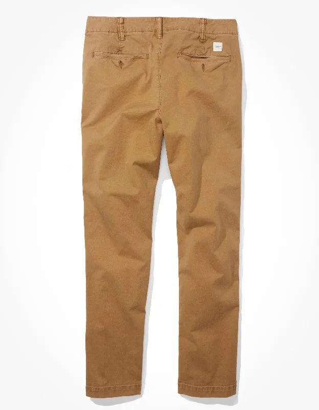 AE Flex Slim Straight Khaki Pant