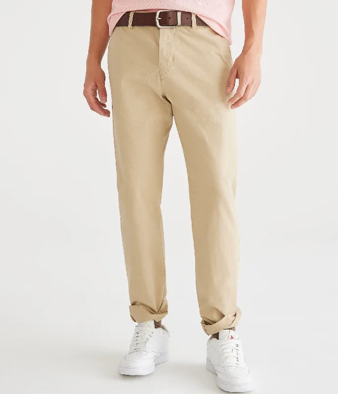 Aeropostale Men's Slim Straight Stretch Chinos