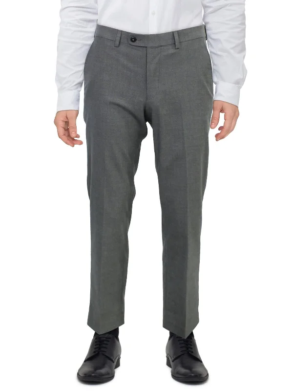 Mens Slim Fit Stretch Dress Pants