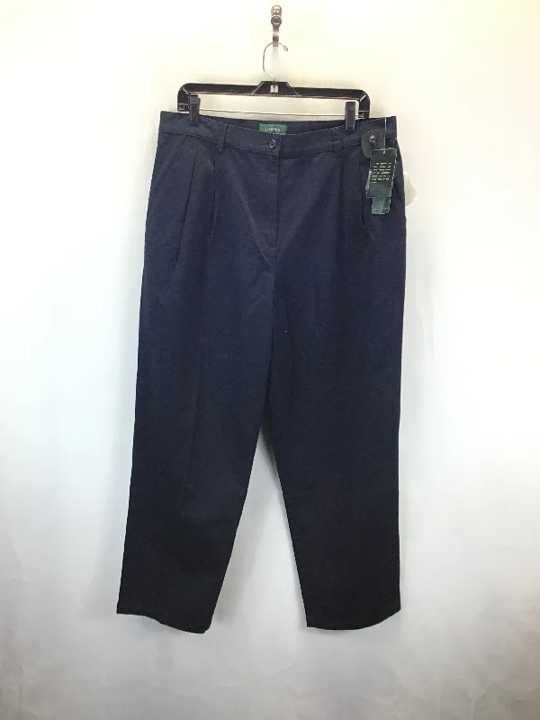 Pants Ankle By Lauren By Ralph Lauren In Navy, Size: 16