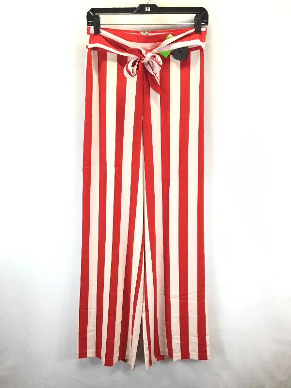 Pants Dress By Eva Mendes In Red & White, Size: Xs