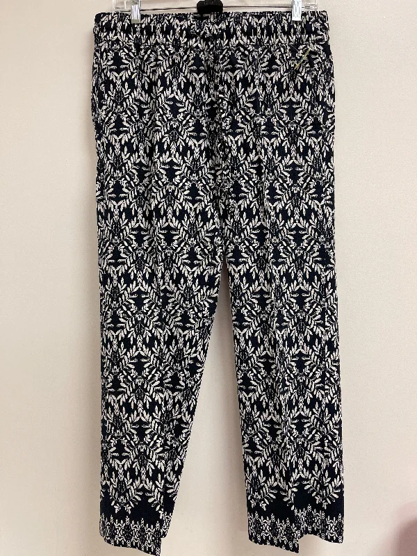 Pants Other By Ann Taylor In Blue & White, Size: 10p