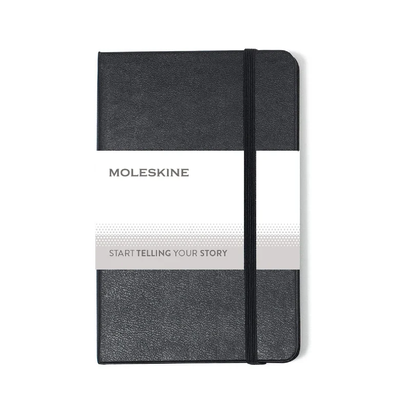 Moleskine - Hard Cover Ruled Pocket Notebook (3.5" x 5.5")